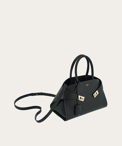 FERRAGAMO（フェラガモ）の「Hug ハンドバッグ(スモール)（ハンドバッグ・レディース・ブラック・ONE SIZE）」の8枚目の写真