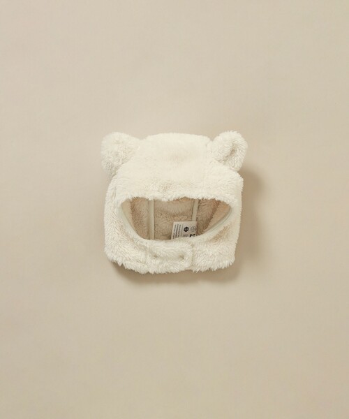 highking（ハイキング）の「highking × こども ビームス / 別注 テンダー 耳つき キャップ 23（キャップ・キッズ・ブラウン系その他3/オフホワイト・ONE SIZE）」の5枚目の写真