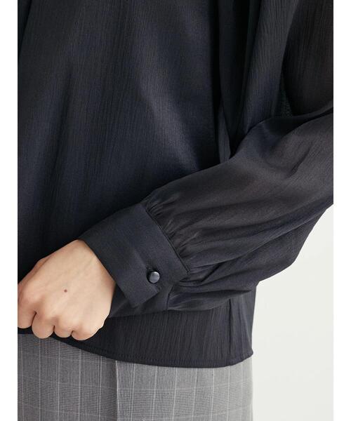 ELENCARE DUE(エレンカーレデュエ)の「・ELENCARE DUE バックリボンブラウス(シャツ/ブラウス・レディース・ブラック/ライトグレー/モカ/オフホワイト・FREE)」の15枚目の写真