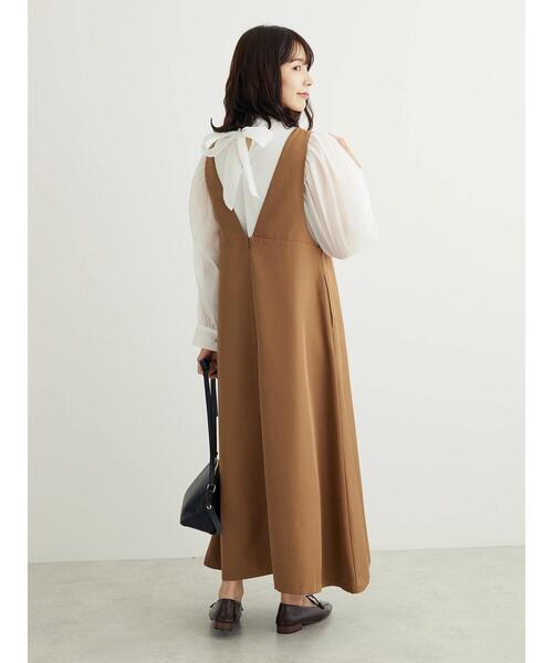 ELENCARE DUE(エレンカーレデュエ)の「・ELENCARE DUE バックリボンブラウス(シャツ/ブラウス・レディース・ブラック/ライトグレー/モカ/オフホワイト・FREE)」の18枚目の写真