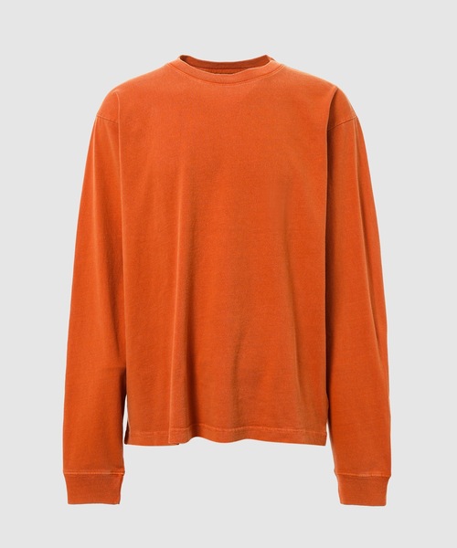 ECOCYCLE(エコサイクル)の「ELEVATED LS_PIGMENT(Tシャツ/カットソー・メンズ・その他7/ベージュ系その他2/イエロー系その他3/その他8/その他6/レッド系その他5/ブラウン系その他4/ブラック系その他2/オレンジ系その他4・XS/S/M/XL/XXL/L)」の3枚目の写真