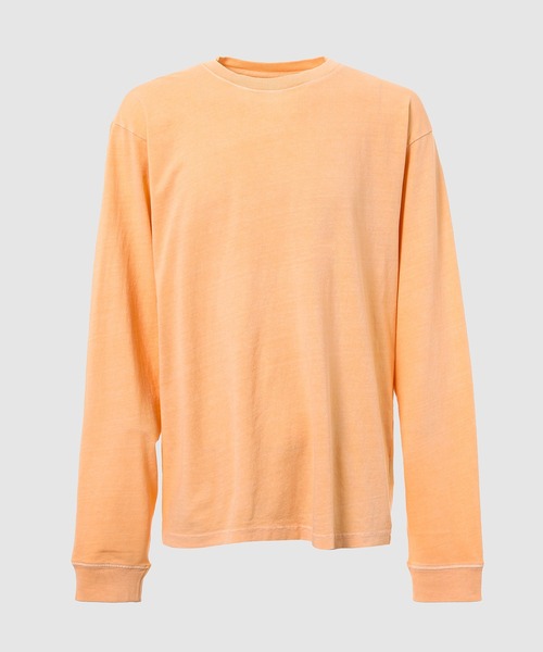 ECOCYCLE(エコサイクル)の「ELEVATED LS_PIGMENT(Tシャツ/カットソー・メンズ・その他7/ベージュ系その他2/イエロー系その他3/その他8/その他6/レッド系その他5/ブラウン系その他4/ブラック系その他2/オレンジ系その他4・XS/S/M/XL/XXL/L)」の4枚目の写真