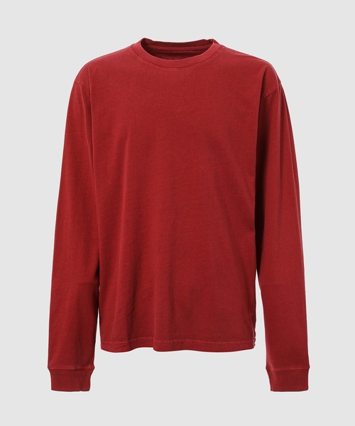 ECOCYCLE(エコサイクル)の「ELEVATED LS_PIGMENT(Tシャツ/カットソー・メンズ・その他7/ベージュ系その他2/イエロー系その他3/その他8/その他6/レッド系その他5/ブラウン系その他4/ブラック系その他2/オレンジ系その他4・XS/S/M/XL/XXL/L)」の6枚目の写真