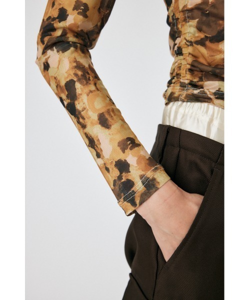 MOUSSY（マウジー）の「FLORAL SHEER ロングスリーブTシャツ（Tシャツ