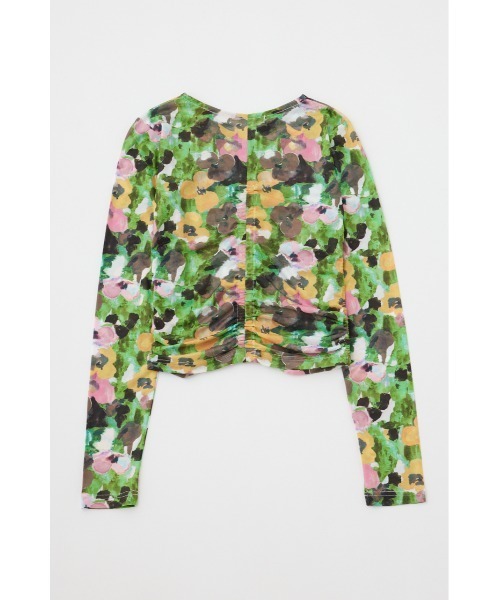 MOUSSY(マウジー)の「FLORAL SHEER ロングスリーブTシャツ(Tシャツ/カットソー・レディース・ブラウン/マルチ・FREE)」の13枚目の写真