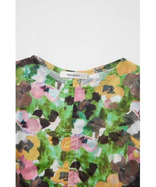 MOUSSY(マウジー)の「FLORAL SHEER ロングスリーブTシャツ(Tシャツ/カットソー・レディース・ブラウン/マルチ・FREE)」の20枚目の写真