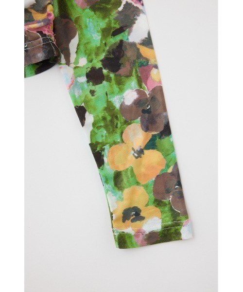 MOUSSY(マウジー)の「FLORAL SHEER ロングスリーブTシャツ(Tシャツ/カットソー・レディース・ブラウン/マルチ・FREE)」の3枚目の写真