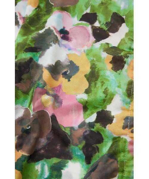 MOUSSY(マウジー)の「FLORAL SHEER ロングスリーブTシャツ(Tシャツ/カットソー・レディース・ブラウン/マルチ・FREE)」の4枚目の写真