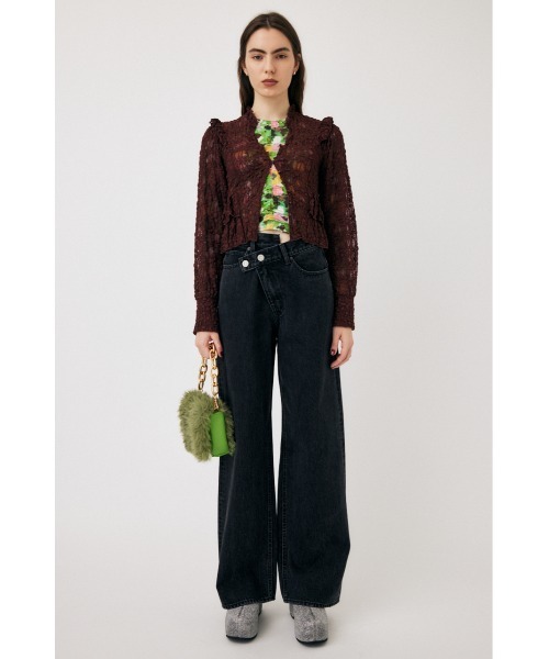 MOUSSY(マウジー)の「FLORAL SHEER ロングスリーブTシャツ(Tシャツ/カットソー・レディース・ブラウン/マルチ・FREE)」の19枚目の写真
