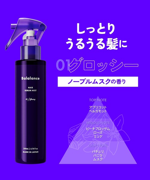 バラランス ヘアセラムミスト 01 グロッシー（トリートメント/ヘア