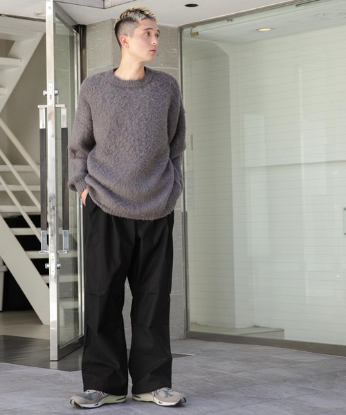 WEGO（ウィゴー）の「WEGO/バックサテンワイドミリタリーパンツ（カーゴパンツ・メンズ・カーキ/ブラック/ホワイト・LARGE/MEDIUM）」の5枚目の写真