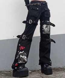 『.KOM/ドットケーオーエム』マルチベルトサイドボタンパンツ【Y】【CN】