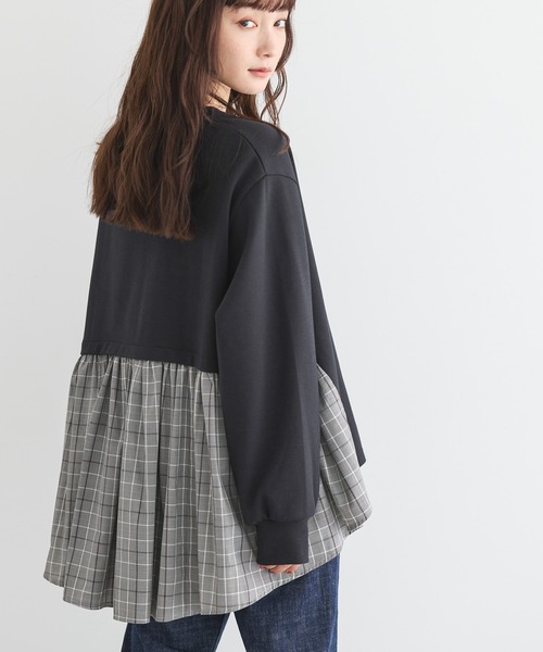 AMERICAN HOLIC（アメリカンホリック）の「異素材バックフレアポンチ