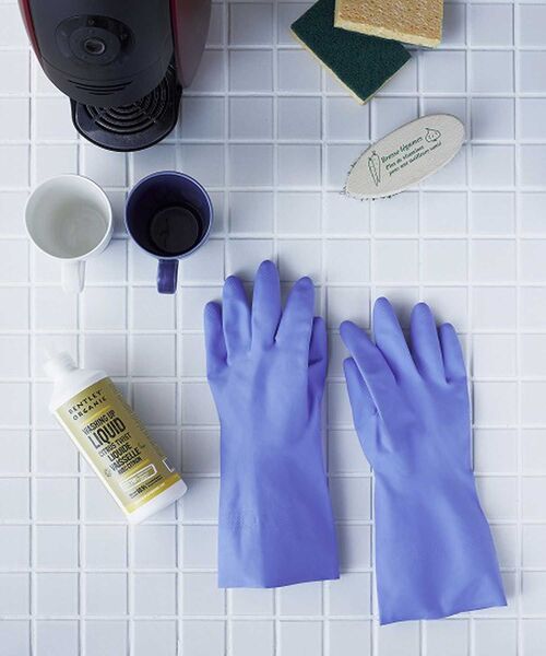 I.D.E.A international（イデアインターナショナル）の「Marigold グローブ 敏感肌用（キッチンツール・レディース・ブルー/その他・SMALL/MEDIUM）」の3枚目の写真