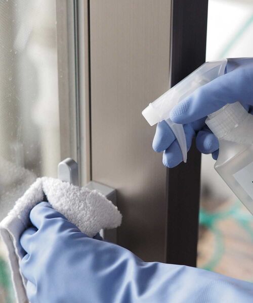 I.D.E.A international（イデアインターナショナル）の「Marigold グローブ 敏感肌用（キッチンツール・レディース・ブルー/その他・SMALL/MEDIUM）」の4枚目の写真