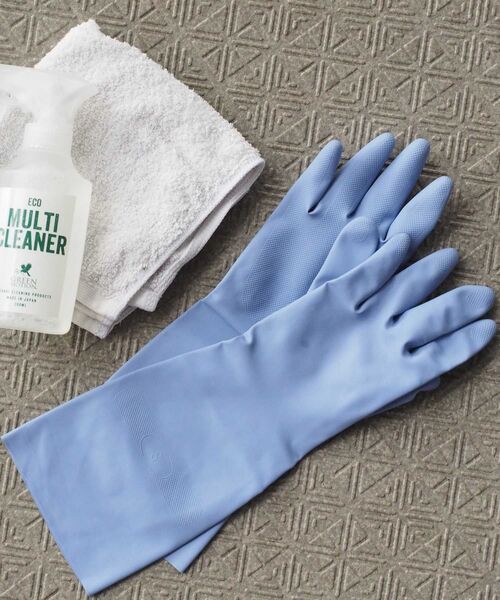I.D.E.A international（イデアインターナショナル）の「Marigold グローブ 敏感肌用（キッチンツール・レディース・ブルー/その他・SMALL/MEDIUM）」の5枚目の写真