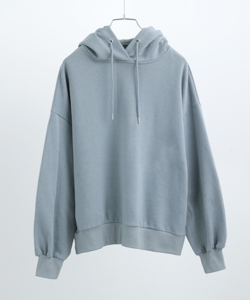 Fashion Letter(ファッションレター)の「裏毛フーディーパーカー(パーカー・レディース・ブラック/ベージュ/ブルー/アイボリー/ピンクベージュ・M)」の17枚目の写真