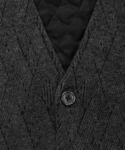 BRICK HOUSE by TOKYO SHIRT（ブリックハウス）の「裏キルトニットジレ 
