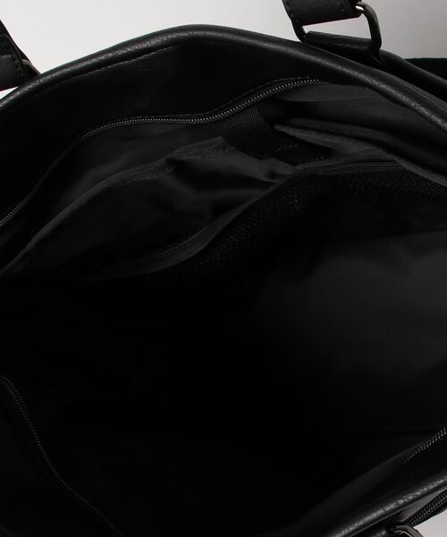 EDWIN(エドウィン)の「※LIBERTO EDWIN/リベルトエドウィン フェイクレザー切替 2WAYトートバック ショルダーバック(トートバッグ・メンズ・グレー/ブラック/ネイビー・FREE)」の21枚目の写真