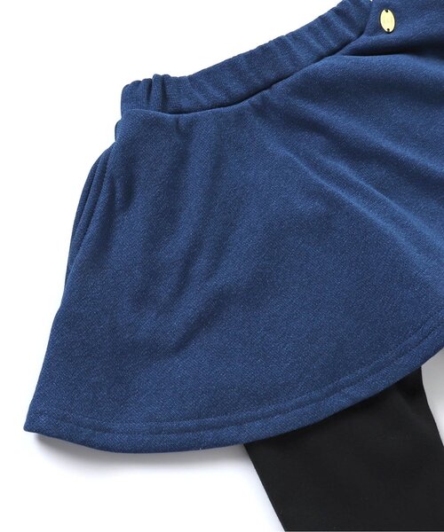 【冬物最終セール中！！】130 暖かいスカッツ ネイビー 裏起毛 スカッツ 冬物最終セール中！！130 暖かいスカッツ ネイビー 裏起毛 スカッツ