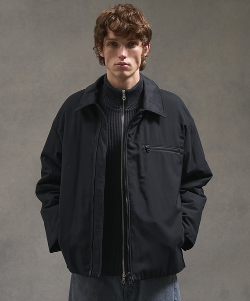 【美品】PUBLIC TOKYO ステッチコンビブルゾンBlack SIZE 2 PUBLIC TOKYO（パブリックトウキョウ）の「ステッチコンビブルゾン