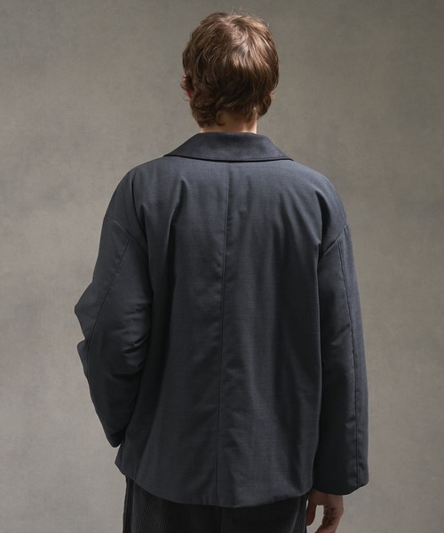 PUBLIC TOKYO 中綿コンビブルゾン　ダークグレー PUBLIC TOKYO（パブリックトウキョウ）の「〈軽量〉中綿コンビブルゾン