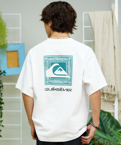 Quiksilver（クイックシルバー）の「【ムラサキスポーツ限定】QUIKSILVER/クイックシルバー Tシャツ 半袖 ルーズフィット  QST241624M（Tシャツ/カットソー・メンズ・ブラック系/ホワイト系/ホワイト系2/ホワイト系3/ブラック系2・M/L/XL）」の3枚目の写真