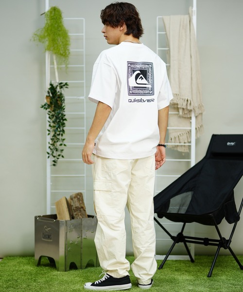 Quiksilver（クイックシルバー）の「【ムラサキスポーツ限定】QUIKSILVER/クイックシルバー Tシャツ 半袖 ルーズフィット  QST241624M（Tシャツ/カットソー・メンズ・ブラック系/ホワイト系/ホワイト系2/ホワイト系3/ブラック系2・M/L/XL）」の12枚目の写真