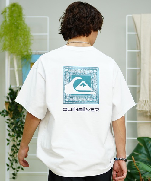 Quiksilver（クイックシルバー）の「【ムラサキスポーツ限定】QUIKSILVER/クイックシルバー Tシャツ 半袖 ルーズフィット  QST241624M（Tシャツ/カットソー・メンズ・ブラック系/ホワイト系/ホワイト系2/ホワイト系3/ブラック系2・M/L/XL）」の16枚目の写真
