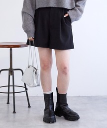 w closet | ツイルタックショートパンツ(その他パンツ)
