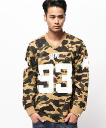A BATHING APE | 1ST CAMO MESH FOOTBALL LONG SLEEVE TEE(Tシャツ/カットソー)