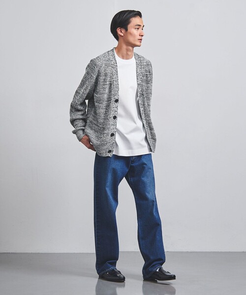 UNITED ARROWS（ユナイテッドアローズ）の「YAMAGATA ペーパー アゼ カーディガン（カーディガン/ボレロ・メンズ・グレー/オリーブ/ナチュラル・XL/S/M/L）」の5枚目の写真