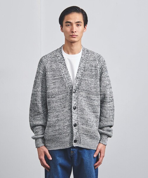 UNITED ARROWS（ユナイテッドアローズ）の「YAMAGATA ペーパー アゼ カーディガン（カーディガン/ボレロ・メンズ・グレー/オリーブ/ナチュラル・XL/S/M/L）」の10枚目の写真