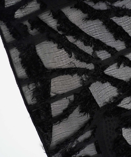 Aphlotus(アプロタス)の「ボートネック シアープルオーバー フリンジ(Tシャツ/カットソー・メンズ・アイボリー/ブラック・LARGE/MEDIUM/SMALL)」の21枚目の写真