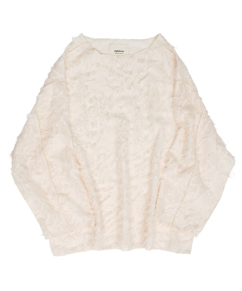 Aphlotus(アプロタス)の「ボートネック シアープルオーバー フリンジ(Tシャツ/カットソー・メンズ・アイボリー/ブラック・LARGE/MEDIUM/SMALL)」の22枚目の写真