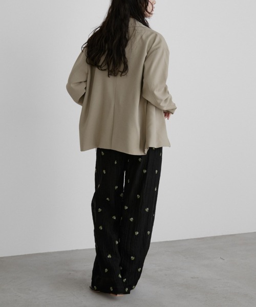 Aunt Marie's（アントマリーズ）の「ジップテーラードジャケット（テーラードジャケット・レディース・ブラック/ベージュ・FREE）」の17枚目の写真