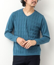 Stutostein Nolley's | 12ゲージリンクス Vネックニット(ニット/セーター)