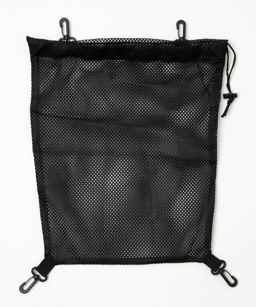 WEGO（ウィゴー）の「WEGO/メッシュ巾着付きナップサック（バックパック/リュック・レディース・ブラック/グレー・FREE）」の7枚目の写真