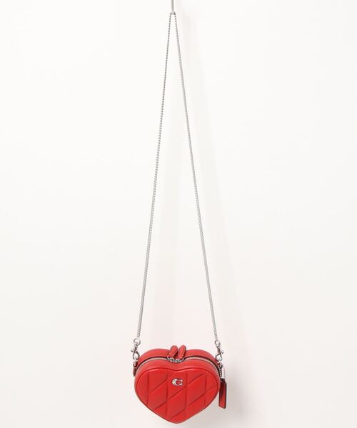 COACH（コーチ）の「ハート クロスボディ 14・ピロー キルティング