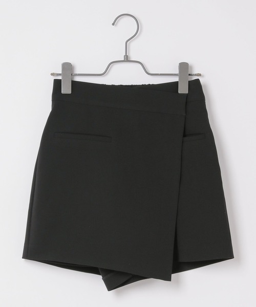 Heather（ヘザー）の「アシメラップデザインショートパンツ　105073（その他パンツ・レディース・ブラック/ベージュ/グレー・FREE）」の4枚目の写真