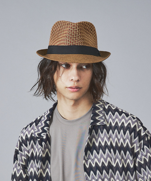 ABAHOUSE(アバハウス)の「【RUBEN/ルーベン】MIX PAPER /ミックスペーパー中折れハット(ハット・メンズ・ブラック/ブラウン/ベージュ・フリー)」の3枚目の写真