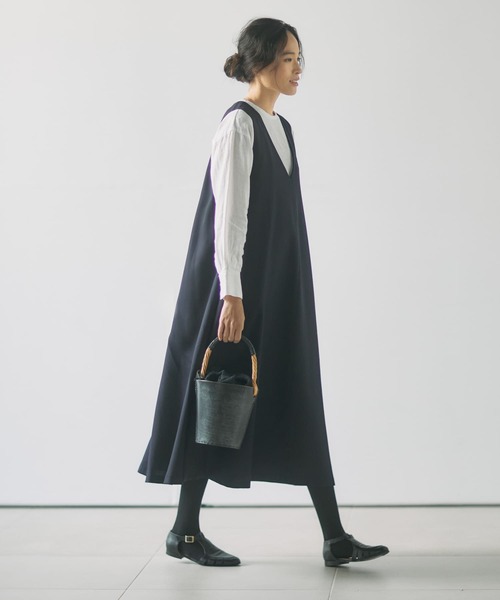 かぐれ(カグレ)の「Aラインワンピース(ワンピース・レディース・ブラック/ネイビー/グレー系その他・FREE)」の6枚目の写真