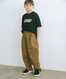 【別注】＜WILD THINGS＞タック フルレングス パンツ 140-160cm