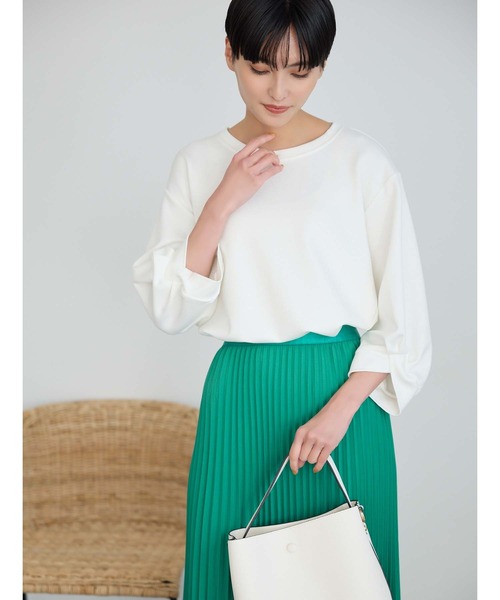 Edit Sheen(エディットシーン)の「ジップポケットワンハンドルバッグ(ハンドバッグ・レディース・ベージュ/ホワイト/ブラック/モカ・FREE)」の12枚目の写真