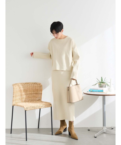 Edit Sheen(エディットシーン)の「ジップポケットワンハンドルバッグ(ハンドバッグ・レディース・ベージュ/ホワイト/ブラック/モカ・FREE)」の9枚目の写真