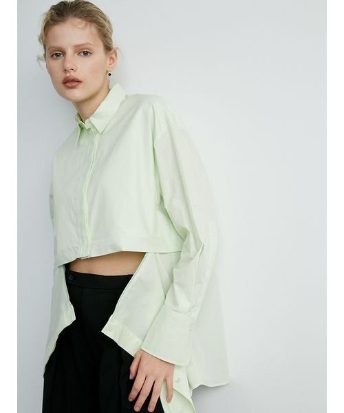 大人気！まとめ一覧 styling/（スタイリング）の「2WAYセパレートシャツ（シャツ トップス