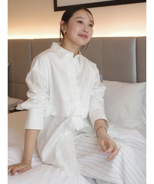 おすすめ styling/（スタイリング）の「2WAYセパレートシャツ（シャツ トップス