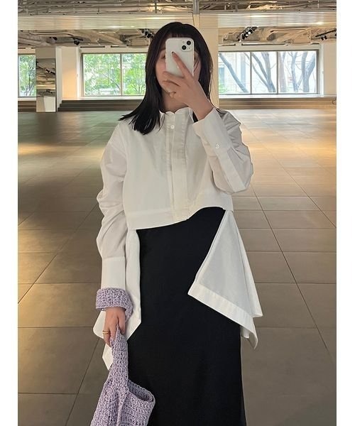 【★安心の定価販売★】 styling/（スタイリング）の「2WAYセパレートシャツ（シャツ トップス
