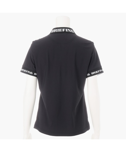ブリーフィングゴルフ】WOMENS LOGO BACK RIB POLO