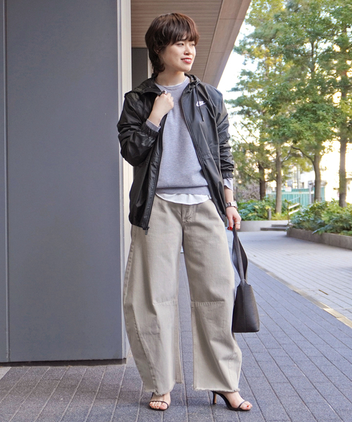 AP STUDIO（エーピーストゥディオ）の「【NIKE/ ナイキ】ウーブンフーディジャケット（マウンテンパーカー・レディース・ブラック・FREE）」の4枚目の写真